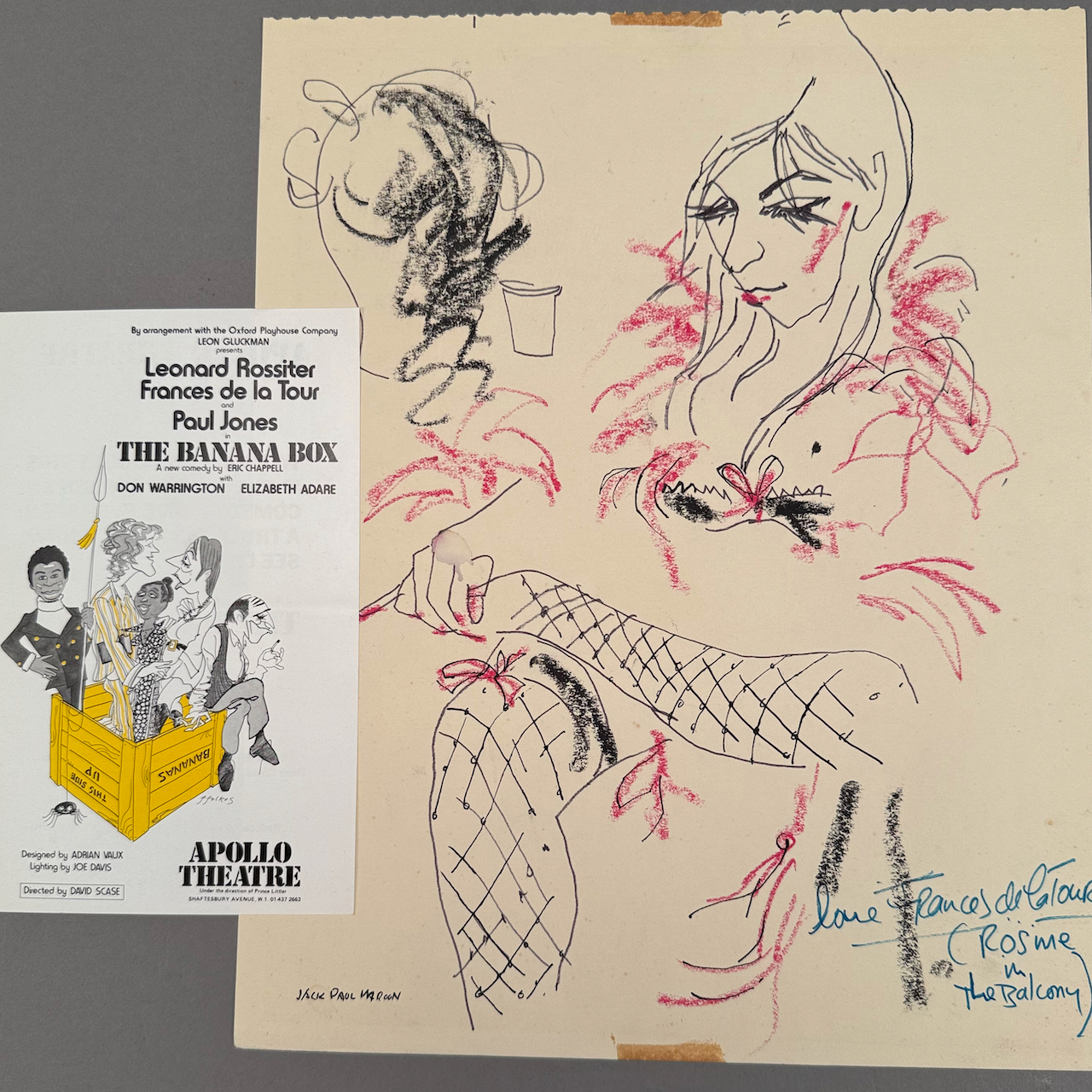 LOT 180 INTERESTING THEATRE LOT INCLUDING 12 SIGNED BY THE SITTER 